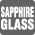 Materiál skla - safírové sklo
